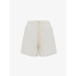 Laneus Women Viscose And Linen Blend Cancun Bermuda Shorts